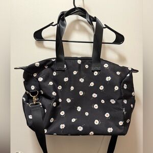 Alice + Olivia Black Floral Travel Bag